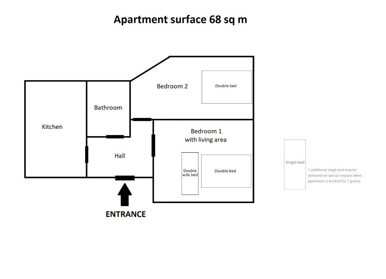 Krakow Old Town 2 Bedroom Royal Apartment Екстер'єр фото